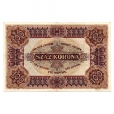 100 Korona Államjegy 1920 XF A001 sorozat