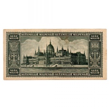 100 Millió Milpengő Bankjegy 1946 VF