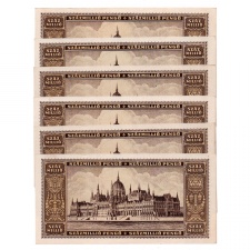 100 Millió Pengő Bankjegy 1946 sorszákövető 6 db
