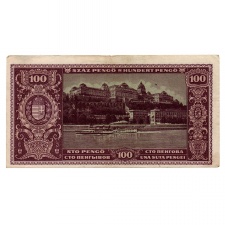 100 Pengő Bankjegy 1945 F