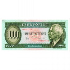 1000 Forint Bankjegy 1983 November B sorozat VF