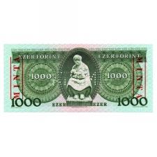 1000 Forint Bankjegy 1983 November B sorozat MINTA