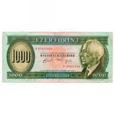 1000 Forint Bankjegy 1992 D sorozat F