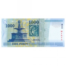 1000 Forint Bankjegy 2003 MINTA nagyon alacsony sorszám 0000031