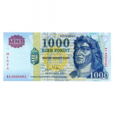 1000 Forint Bankjegy 2004 MINTA