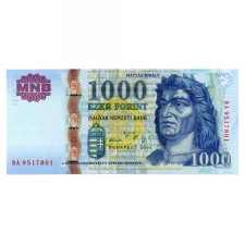 1000 Forint Bankjegy 2005 DA EF