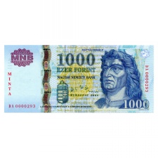 1000 Forint Bankjegy 2006 MINTA