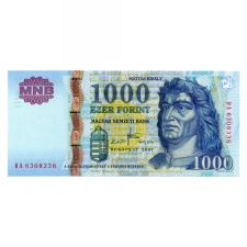 1000 Forint Bankjegy 2007 DA UNC