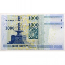 1000 Forint Bankjegy 2015 DD UNC alacsony sorszámkövető pár