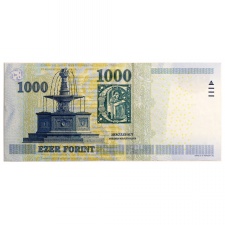 1000 Forint Bankjegy 2015 DD széria VF 
