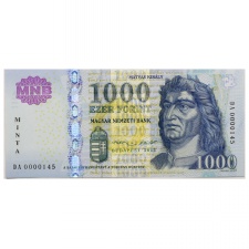1000 Forint Bankjegy 2015 MINTA