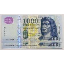 1000 Forint Bankjegy 2015 MINTA sorszámkövető pár