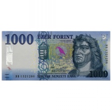 1000 Forint Bankjegy 2017 DB UNC forgalmi sorszám