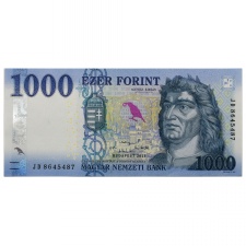 1000 Forint Bankjegy 2021 JD sorozat aUNC