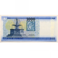 1000 Forint Bankjegy 2021 JJ alacsony sorszám