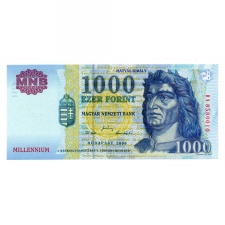 1000 Forint Bankjegy Millennium 2000 DA UNC