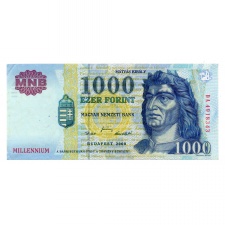 1000 Forint Bankjegy Millennium 2000 DA aEF