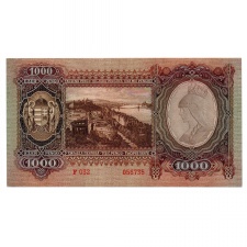 1000 Pengő Bankjegy 1943 aUNC-UNC, hajtatlan