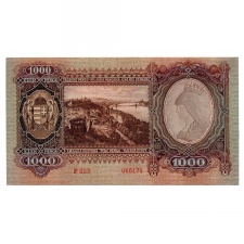 1000 Pengő Bankjegy 1943 gEF-aUNC hajtatlan