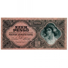 1000 Pengő Bankjegy 1945 EF
