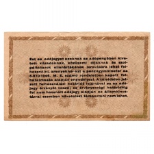 10000 Adópengő 1946 P49 1 Pengő Okirati illeték bélyeggel