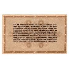 10000 Adópengő 1946 P49B VF sorszám nélküli