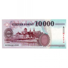 10000 Forint Bankjegy 1998 MINTA extrém alacsony sorszám 0000003
