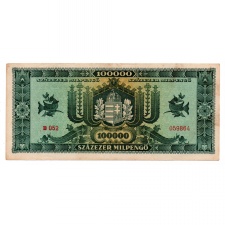 100000 Milpengő Bankjegy 1946 VF