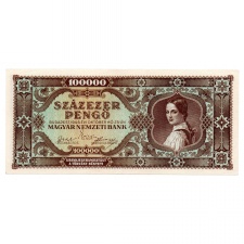 100000 Pengő Bankjegy 1945 aEF