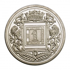 150 éves a bélyeg 1840-1990 ezüst érem 1 Krajcár 