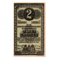 1916 Sopronnyék Hadifogolytábor 2 Korona Római sorozat