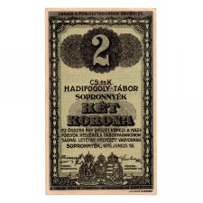 1916 Sopronnyék Hadifogolytábor 2 Korona Római sorozat aUNC