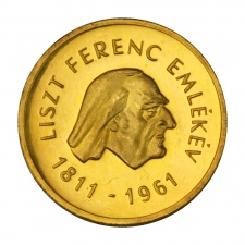 1961 Liszt Ferenc arany 100 Ft Au