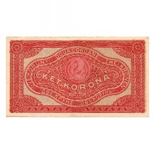 2 Korona Államjegy 1920 ab sorozat VF