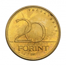 20 Forint 1992 BU Próbaveret