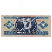 20 Forint Bankjegy 1957 gVF