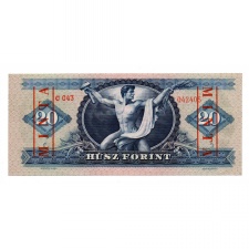 20 Forint Bankjegy 1960 MINTA csak bélyegzés C043