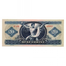 20 Forint Bankjegy 1962 UNC