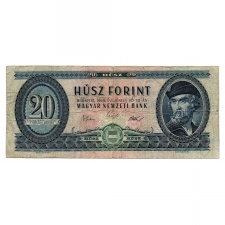 20 Forint Bankjegy 1969 F alacsony sorszámmal