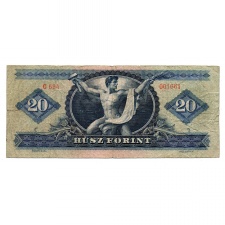 20 Forint Bankjegy 1969 F alacsony sorszámmal