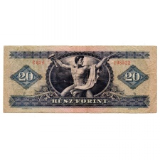 20 Forint Bankjegy 1975 F
