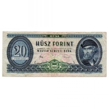 20 Forint Bankjegy 1980 F alacsony sorszám
