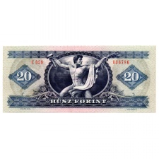 20 Forint Bankjegy 1980 aUNC, hajtatlan