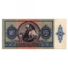 20 Pengő Bankjegy 1941 érdekes sorszám 013131