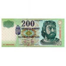 200 Forint Bankjegy 1998 FF UNC
