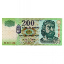 200 Forint Bankjegy 2001 FE VF