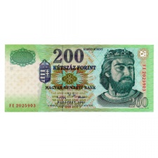200 Forint Bankjegy 2001 FE UNC