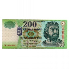 200 Forint Bankjegy 2002 FB VF