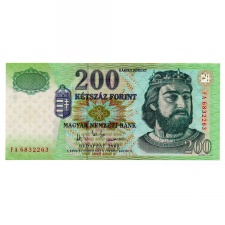 200 Forint Bankjegy 2003 FA EF
