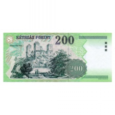 200 Forint Bankjegy 2004 FA gEF, 1 hajtás